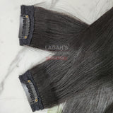 LAGAH Premium, 7 Pieces, Clip-In-Hair Extensions ( 16 Clips )