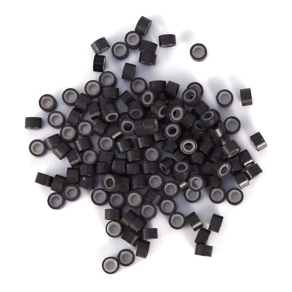 5 mm Silicone Lining Rings Loops Beads Tools for Micro Ring Link Hair Extensions Hair Style - LAGAH Hair Products